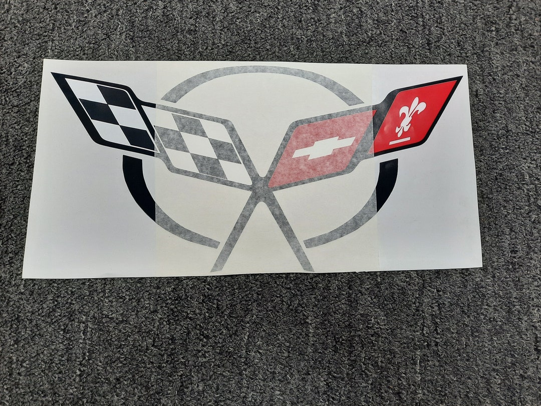 For C5 Corvette Hood Pad Liner Decal for C5 Corvette Decal Accessories