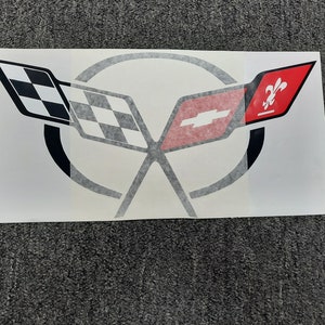 For C5 Corvette Hood Pad Liner Decal - For C5 Corvette Decal Accessories