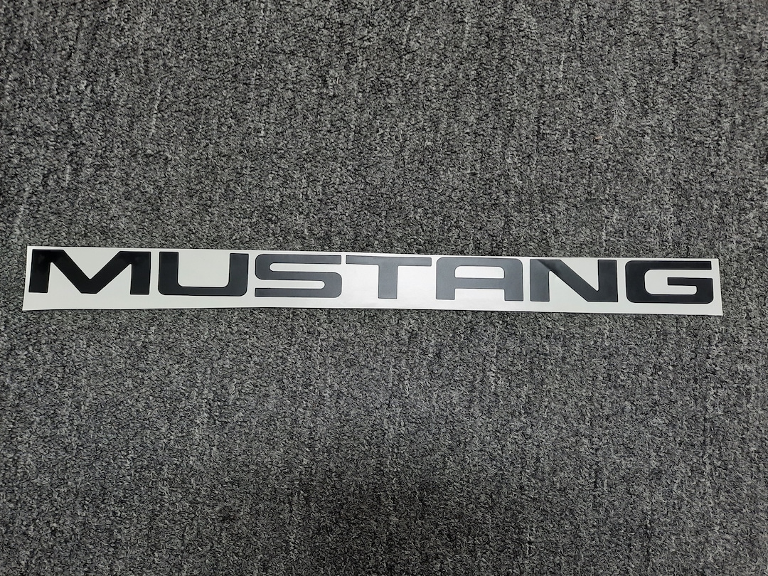 Fits Mustang Emblem Lettering Inserts for Mustang Letters Sticker