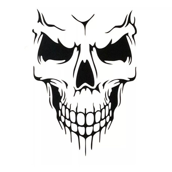 Skull Decal Stickers Truck Decal Car Decal Boat Decal Skull Vinyl