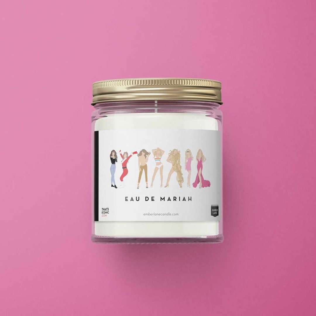 Mariah Carey Candle choose Your Scent Lambily Vegan Natural Soy Wax Blend Long Lasting 45 Hours