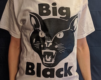 Big Black Band Shirt | Etsy