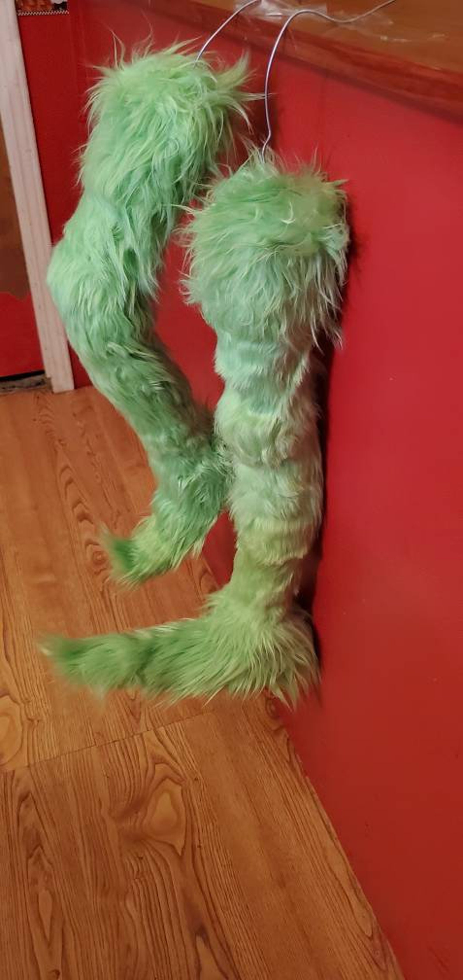 2 Grinch legs for christmas tree grinch decor grinch feet Etsy