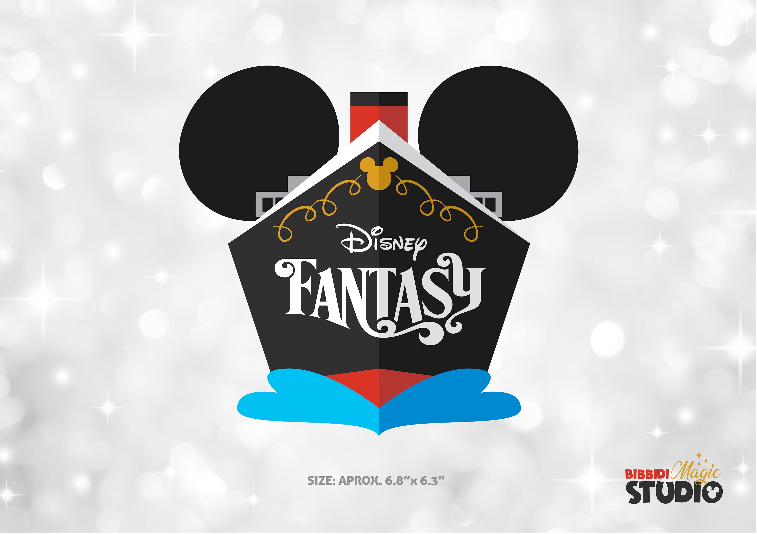 Disney Fantasy Printable Disney Cruise Magnet Design | Etsy
