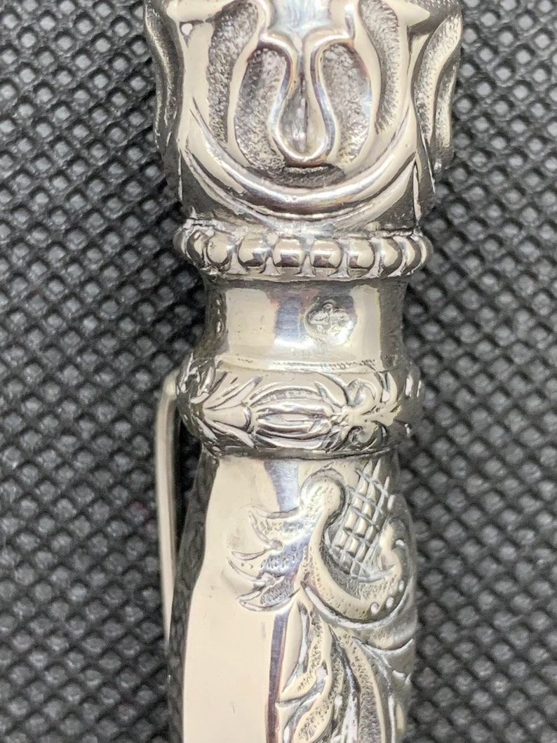 Antique Dutch Silver Knitting Needle Sheath 19th Century Fiber Arts Art Collectibles Dalasmaker Se