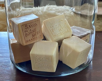 Castilo Soap 5 oz cube | 100% Olive oil soap with Essential oils | Free personalized gift tag