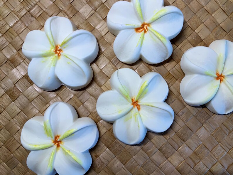 Hawaiian White Plumeria soap Party favors Bridal gift | Etsy