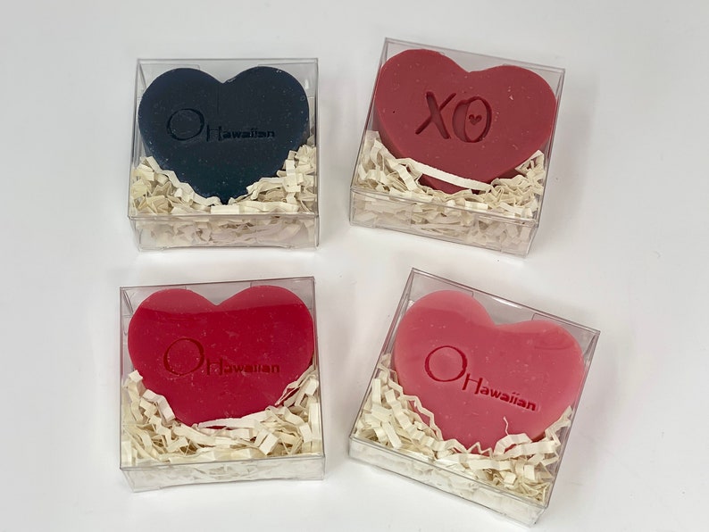 BULK Purchase Heart shaped soap 2 oz in a BOX Valentines Day gift Mothers Day gift Party Favors No Ribbon No Tag image 6