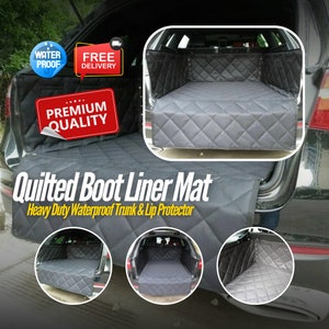 Heavy Duty Quilted Estate Car Boot Cover Mat Liner Rear Trunk Pet