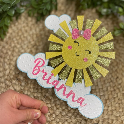 Sunshine Cake Topper. Party Decoration. Sunshine Cake Topper. Etsy