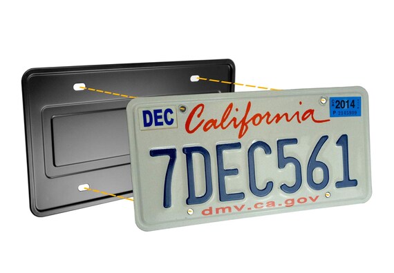 Stainless Steel License Plate Frame and Backing Reinforce Holder/Bracket Chrome Stainless Steel License Plate Frame and Backing Reinforce Holder/Bracket Chrome