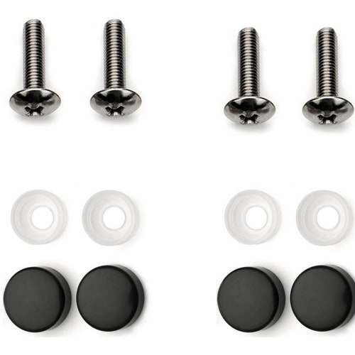 Stainless Steel License Plate Frame Screws Fasteners Chrome Etsy