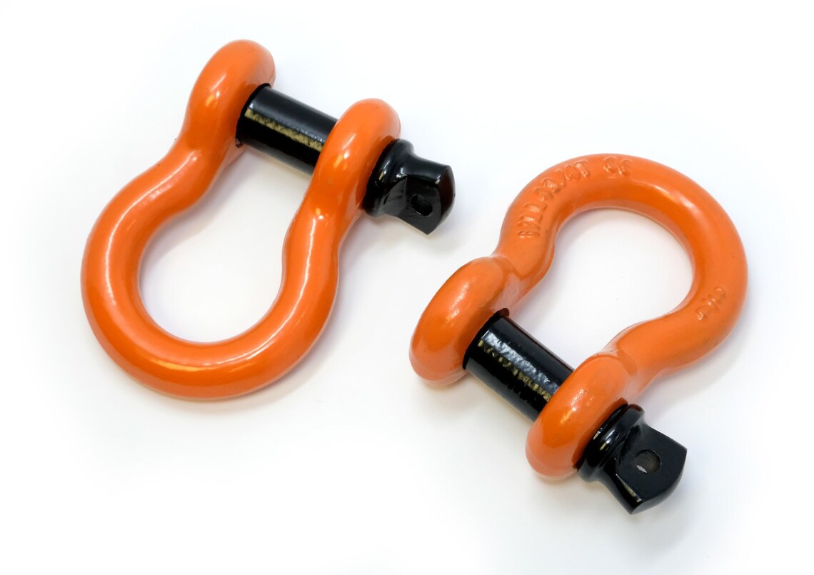 DRing Shackles Set 3/4 Powder Coat Heavy Duty for Etsy