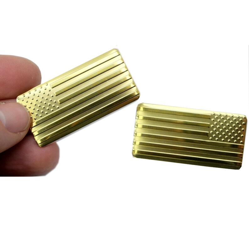 2x AR15 Lower American Metal Flags Embossed Emblems 2pcs Set Etsy