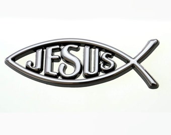 Christian Fish Car Emblem - Etsy