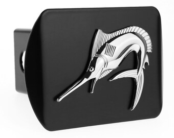 Siskiyou Rather Be Fishing Hitch Cover – Cast Metal Enameled Trailer Hitch Plug