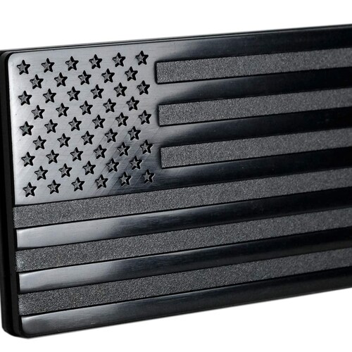 American Black Flag Emblem Metal Trailer Hitch Cover Etsy