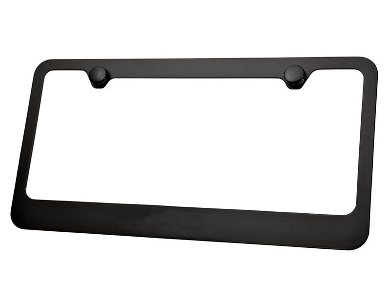 Stainless Steel License Plate Frame Etsy