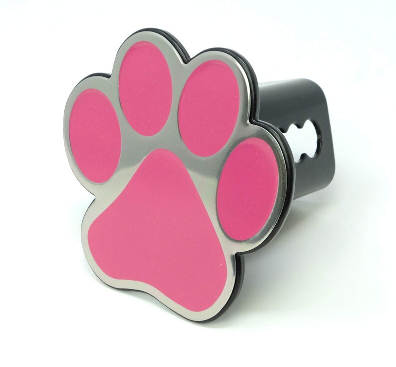 Dog Animal Paw Foot Emblem Metal Trailer Hitch Cover fit Etsy