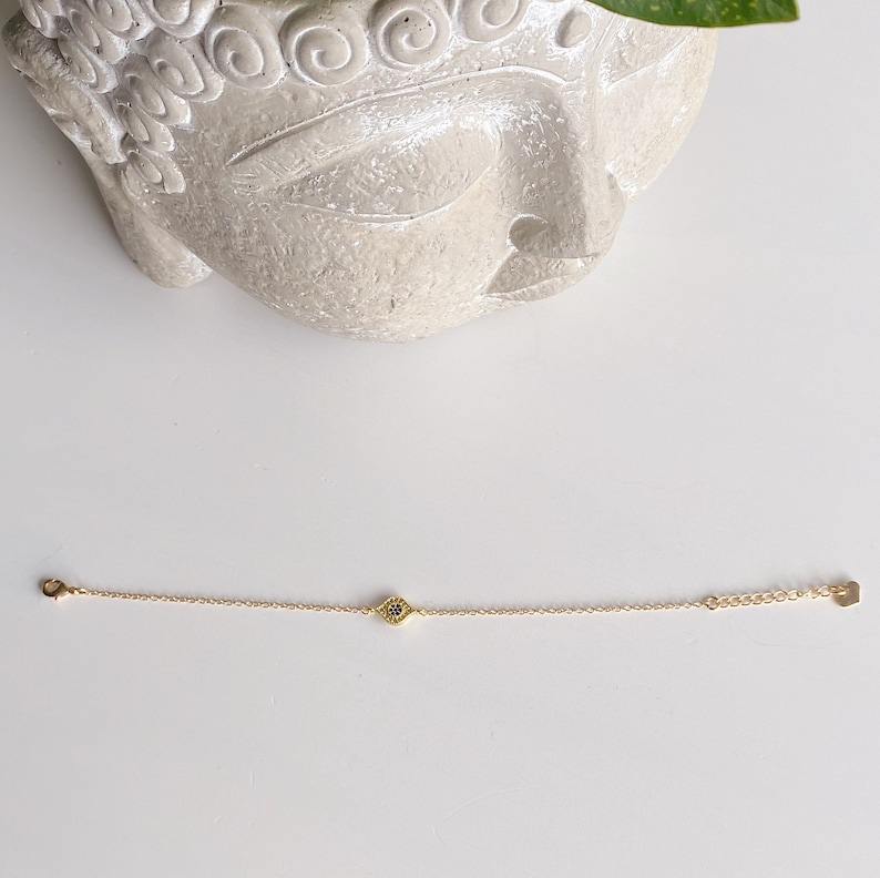 BLACK PEARL gold bracelet