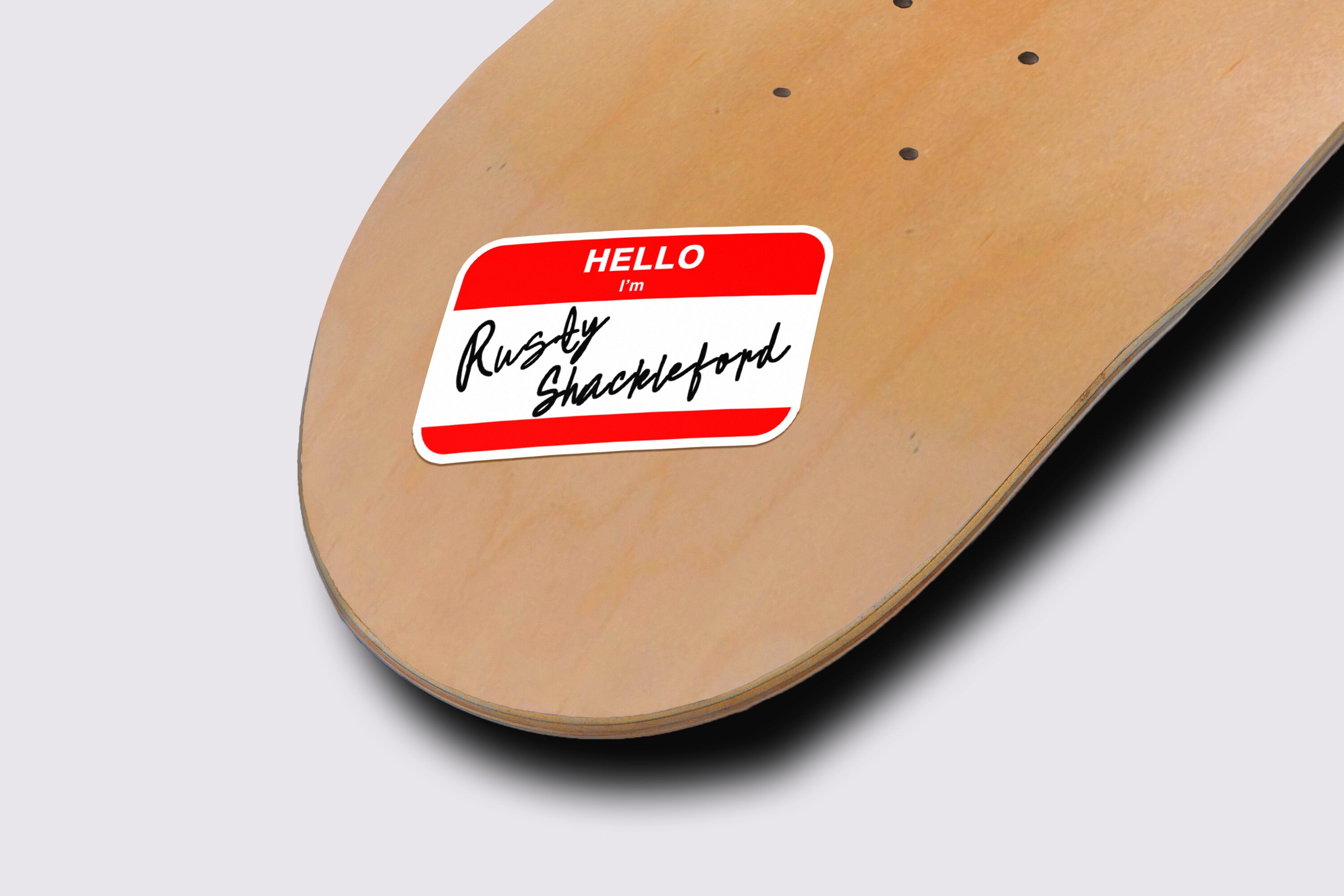 Rusty Shackleford Dale Gribble Name Tag Vinyl Decal Stickers Etsy