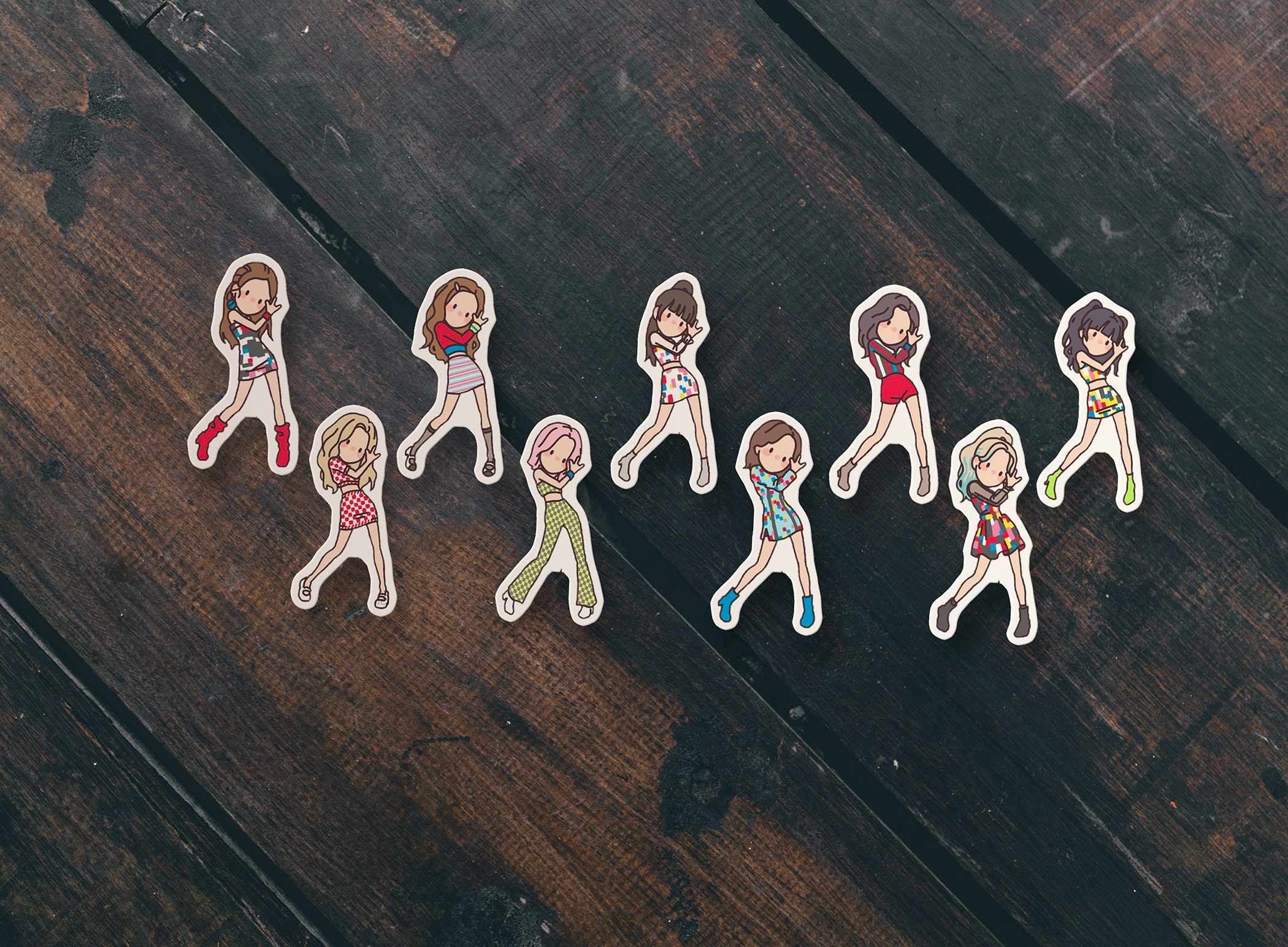 Fancy Twice Full 2 Inch Sticker Pack K Pop Vinyl Decal Twice Etsy Singapore