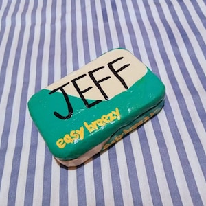 Bob&#39;s Burgers &quot;Jeff&quot; Box Cigarette Case/MADE TO ORDER/ Tina Belcher/Polymer Clay/Handmade/Belcher/Joint Case/Weed Accessories/