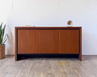 Vintage Mid-Century Dillingham Walnut Credenza by Merton Gershun | Circa 1970's | Sideboard | Buffet
