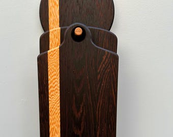 Set of 2 Charcuterie Boards with Wall Hanger - Wenge & White Wenge