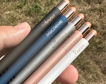 Personalized Pens: Set of 5 Custom Laser Engraved Pens
