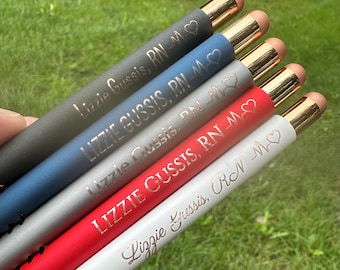 Nurse Pen Set! | Set of 5 | Pen Gift for Nurses | Custom Pens for Nurses | Personalized Pens for Doctors | Medical Professional Gift