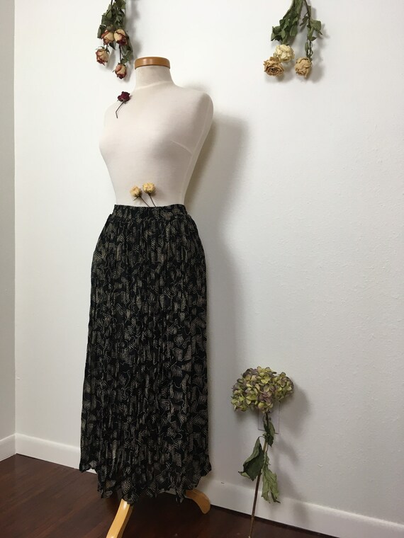 vintage midi skirt / 90s skirt / abstract print s… - image 7