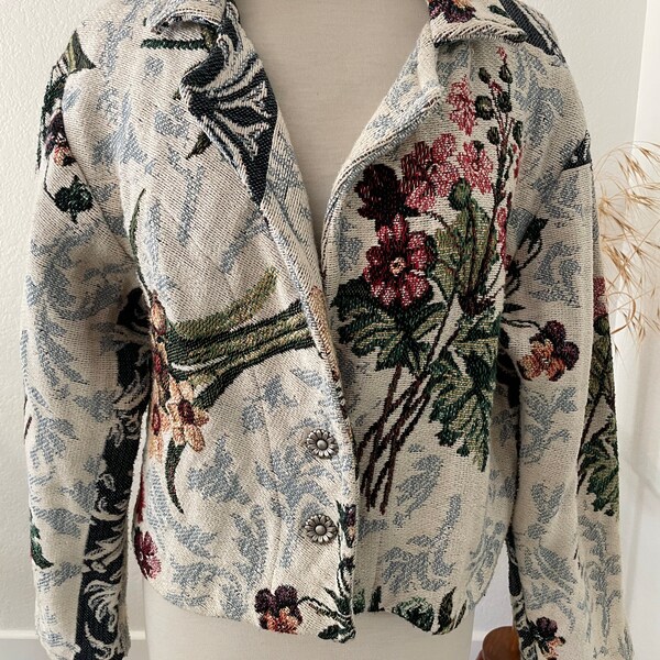 Tapestry Jacket Etsy