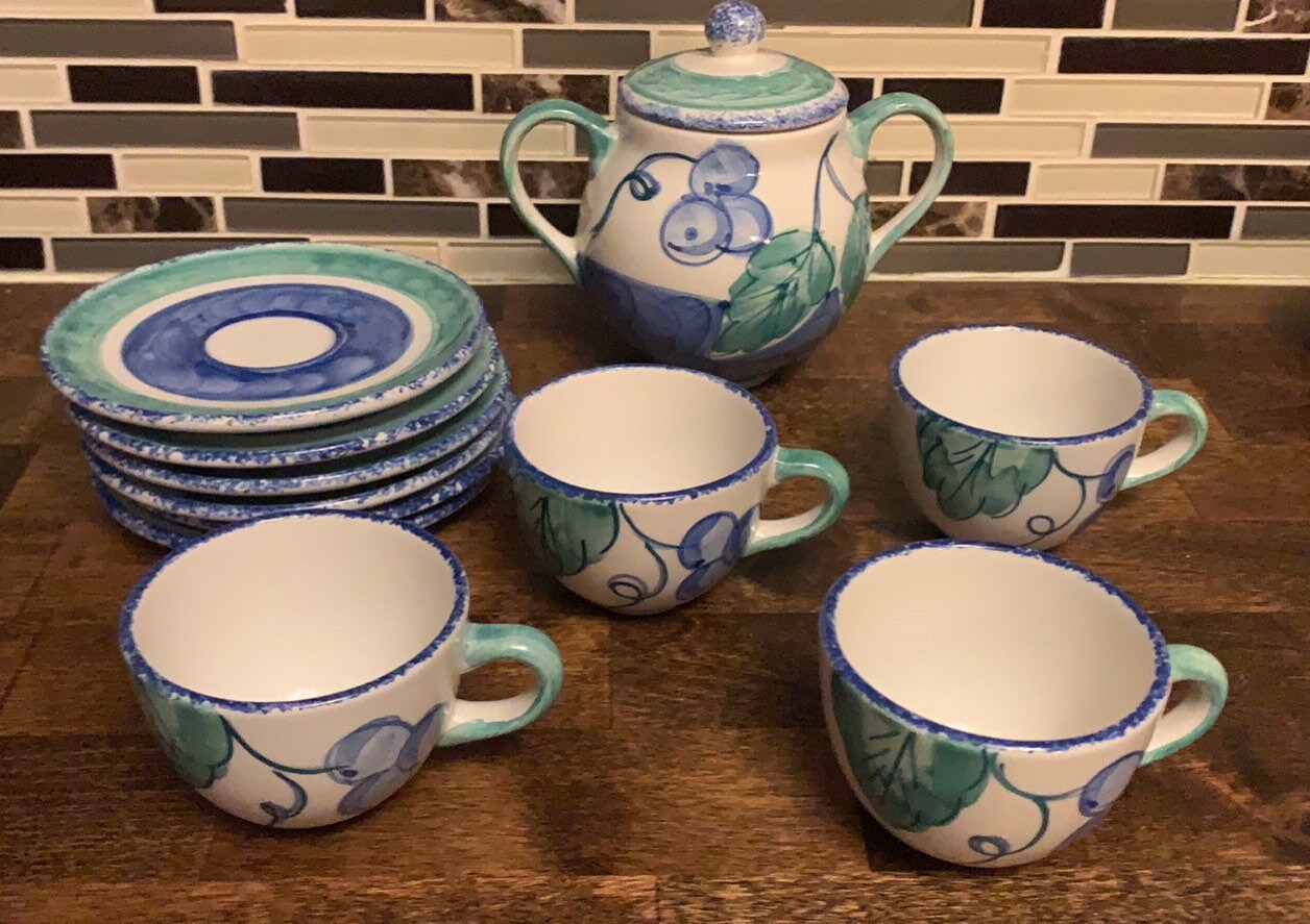 Lovely Portuguese Tea Set Etsy