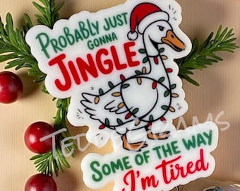 Christmas Silly Goose Badge Reel, Funny Christmas Badge Reel, Badge Reel, Nurse Gift, Nurse ID Badge Reel, Silly Goose