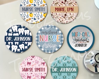 Personalized Nurse Coaster, Nurse Week Gift, Healthcare Coaster, Christmas Nurse Gift, Healthcare Appreciation, Medical Professional Gift