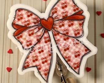 Valentines Badge Reel, Nurse ID Badge, Cute Valentine Badge Reel, Best Seller Badge Reel