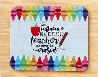 Teacher Mousepad, Teacher Appreciation, Teacher Gift, Custom Teacher Gift