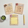 Sticky Note Pad Holder, Personalized Teacher Gift, Student Gift For Teacher, Teacher Gift, Teacher Appreciation, End Of Year