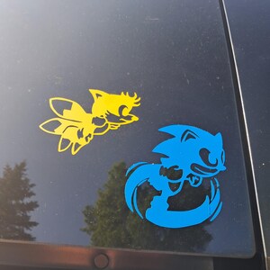 Sonic and Tails Video Game Graphics Decal - Etsy