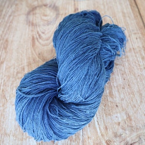 Indigo Garn 220g. Natürliche Pflanzengefärbte Baumwolle FARBENWAHL