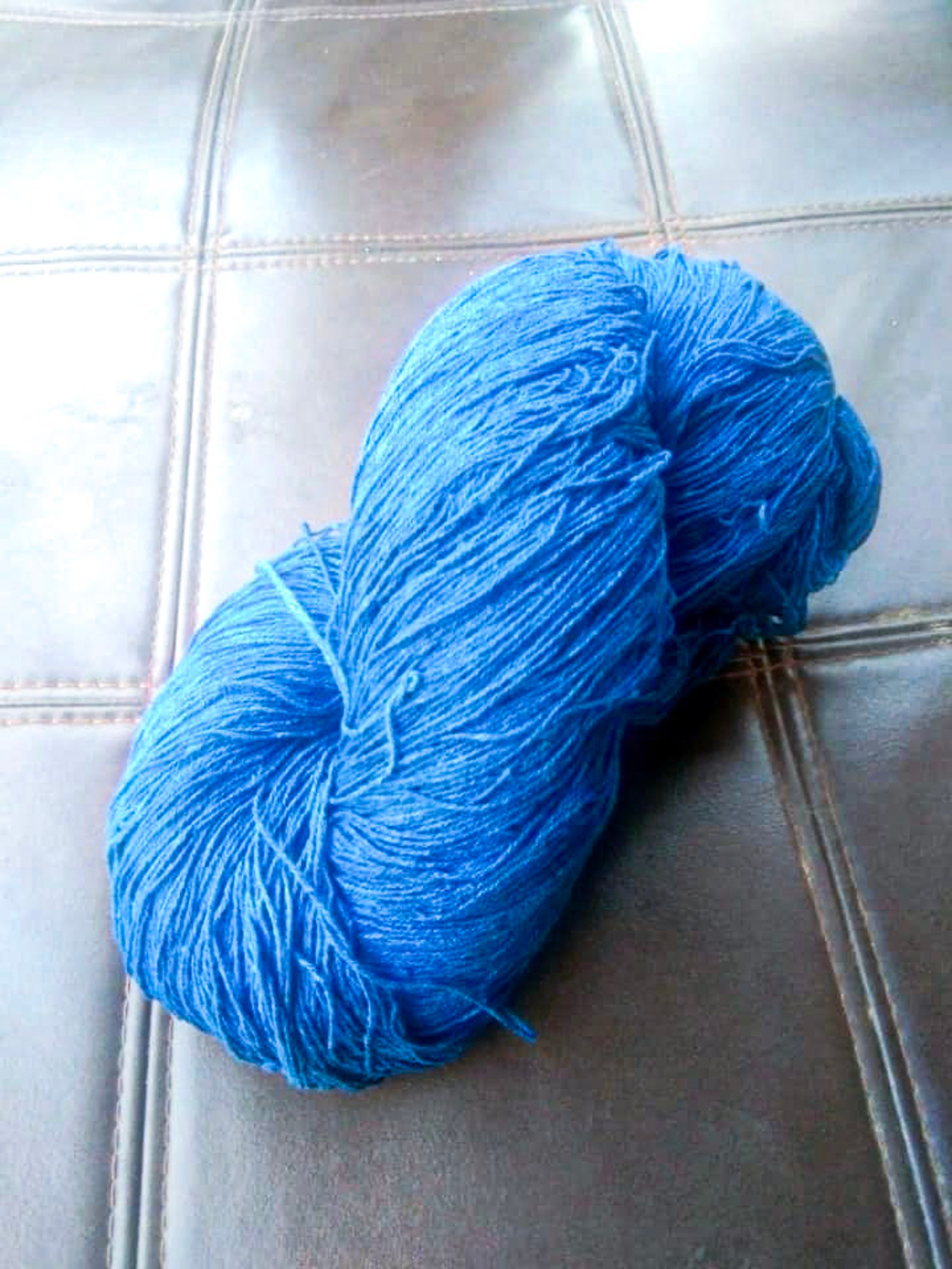 Indigo bundles of yarn 220g. natural plant dyed cotton Etsy