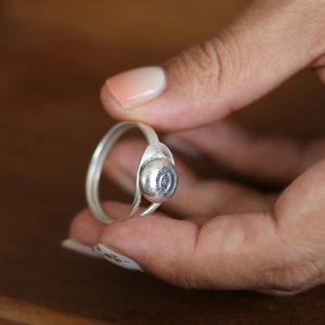 ALL SEEING EYE Adjustable Size Sterling Silver 925 Ring, Boho Ethnic Hippie Tribal Jewelry