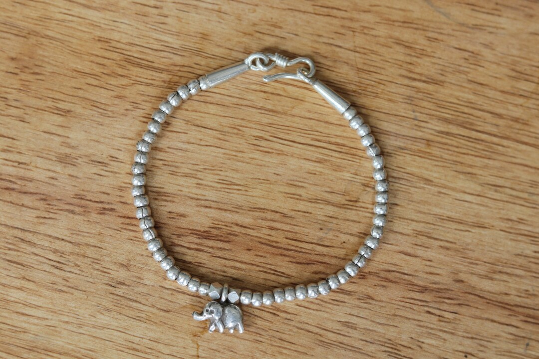 Silver Charm Bracelet 925 Sterling Silver Fits Small/med