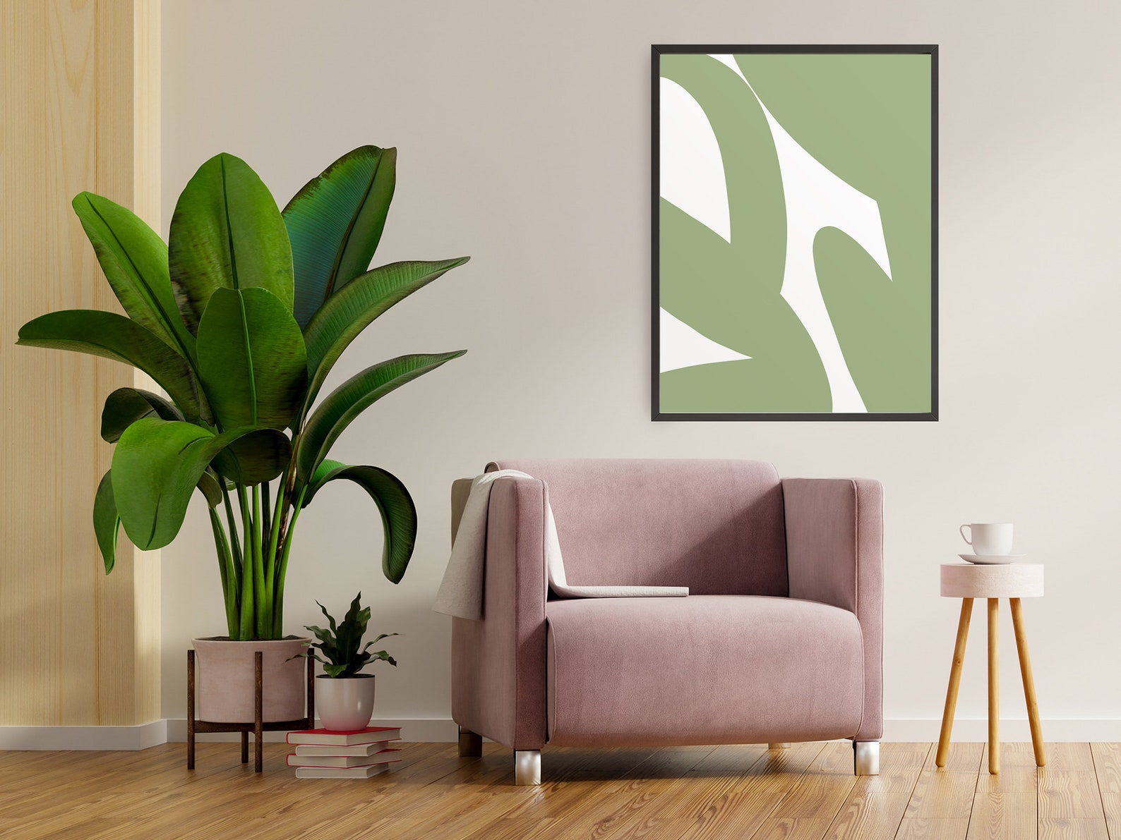 Abstract Green Printable Wall Art Abstract Green print Boho Etsy