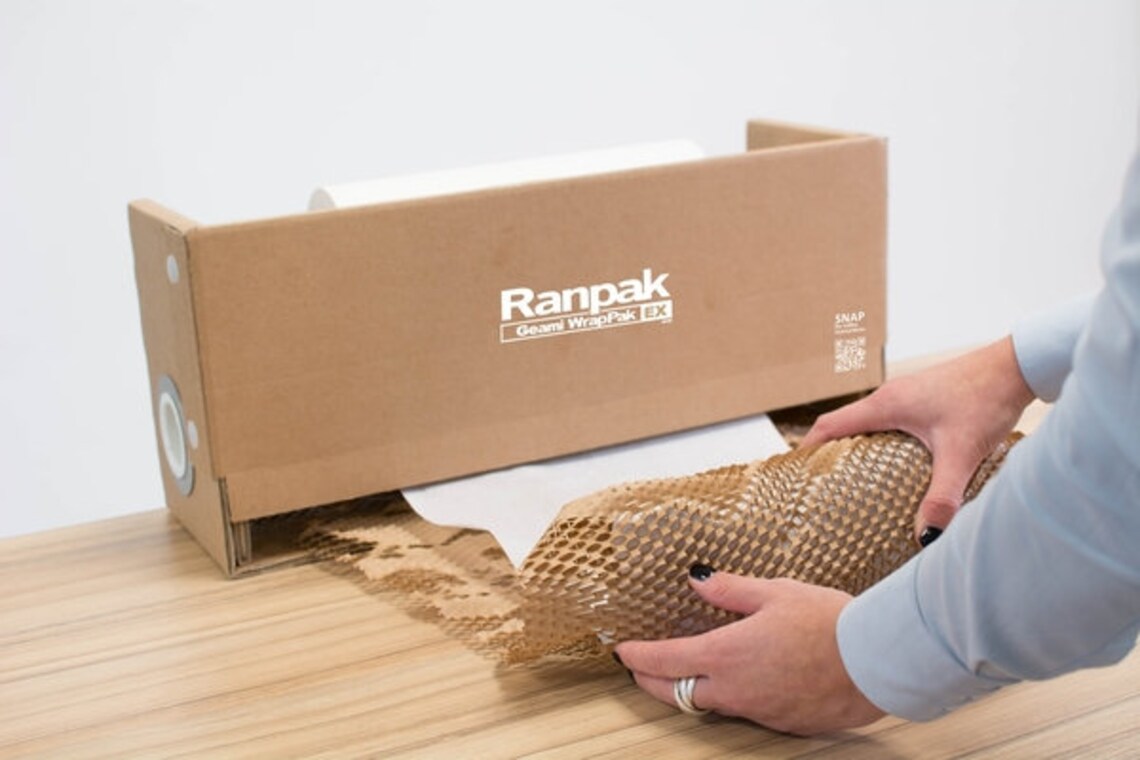 Bubble wrap Alternative Kraft Paper Wrap Greenwrap Ranpak