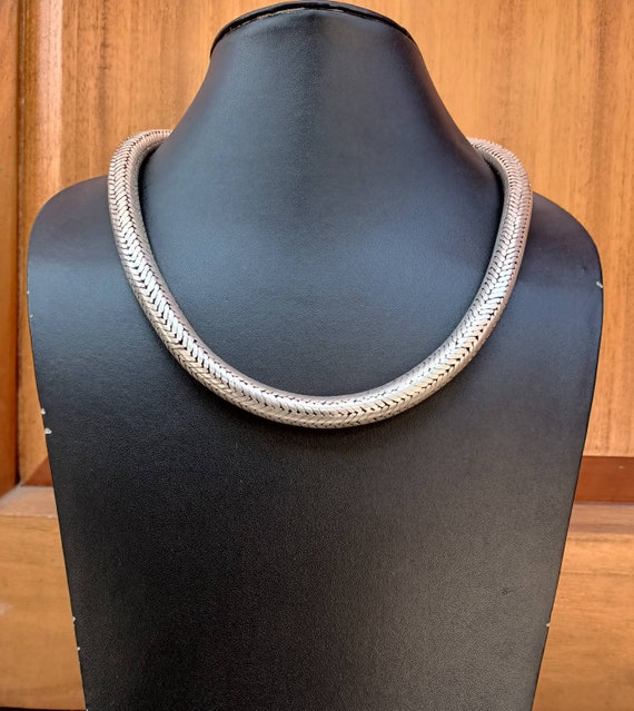 925 Sterling Silver Snake Chain, Round Snake Chain Necklace