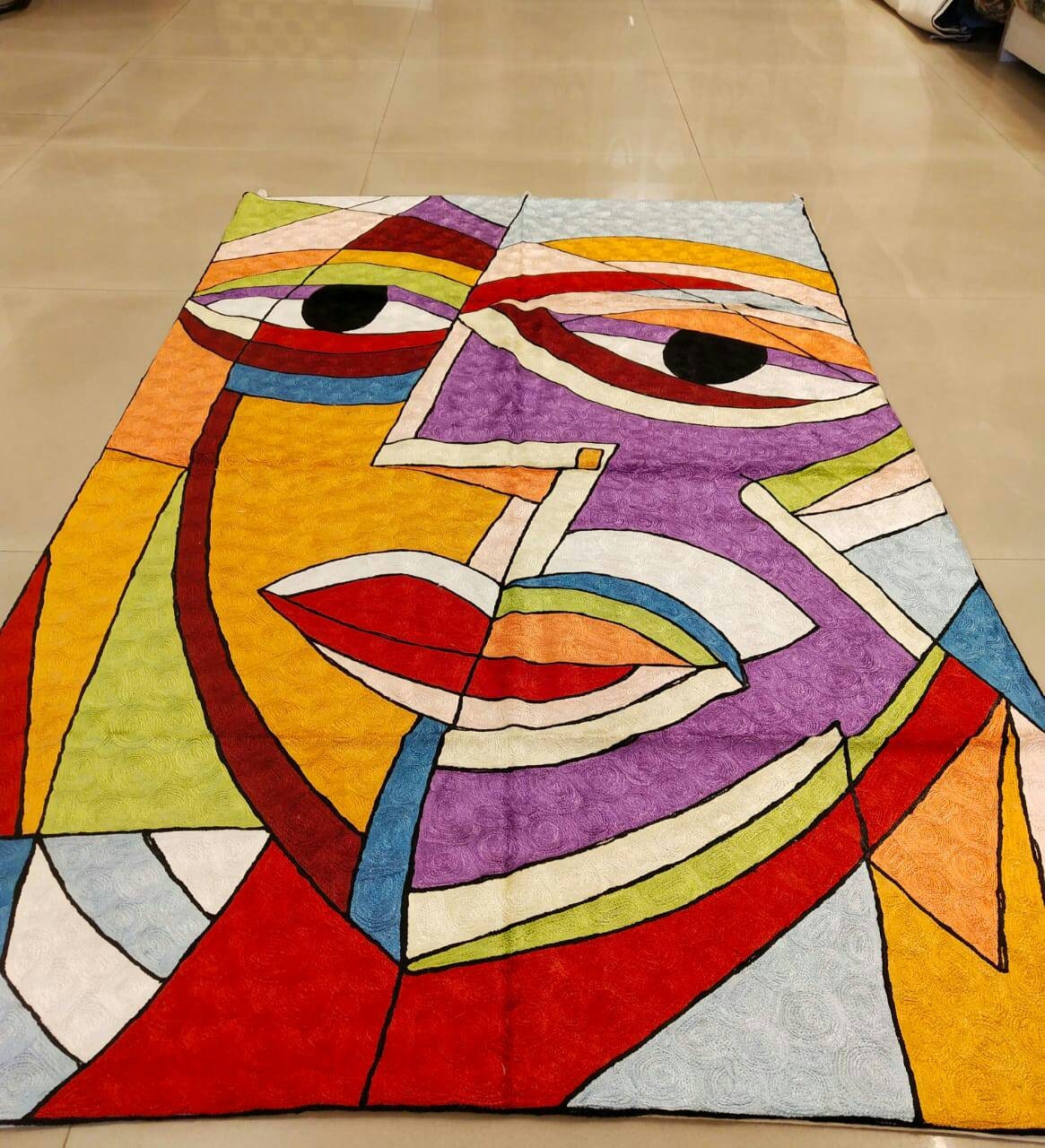 Handmade Modern Rug Wall Art Wall Hanging Rug Handmade | Etsy