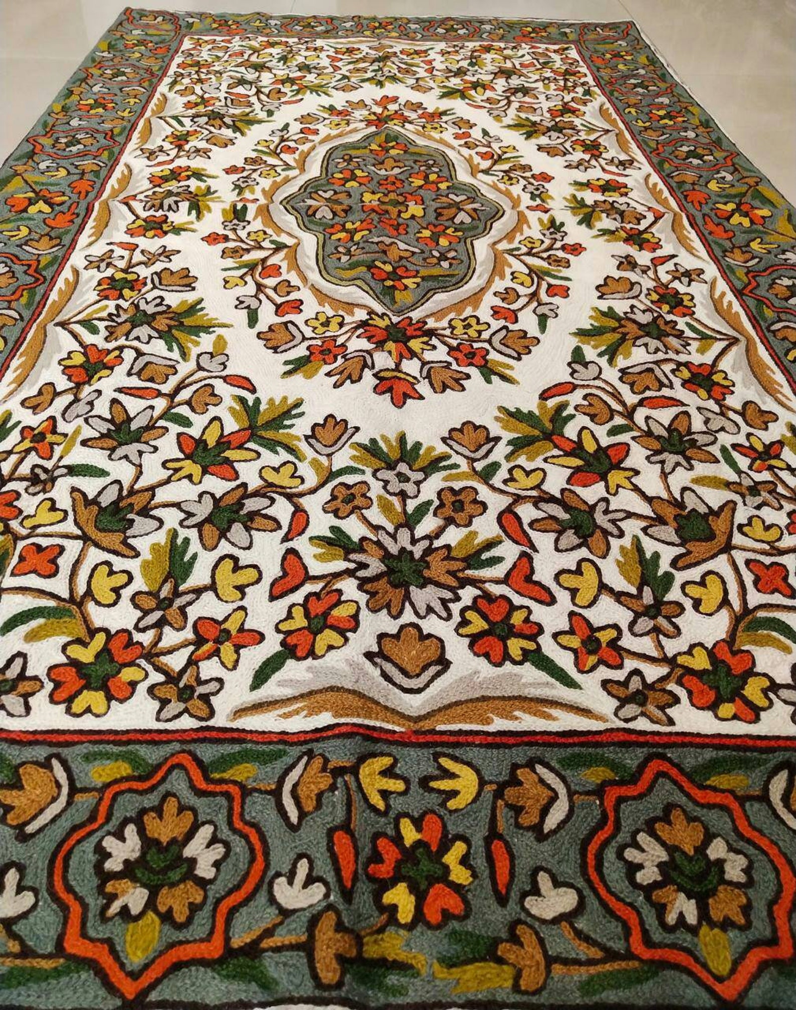 3x5 Yasmin Wool Rug Area Rug Indian Rug Handmade Etsy