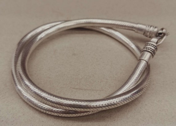 2MM Solid 925 Sterling Silver Italian ROUND SNAKE Chain Necklace Made In Italy E - Foto 7